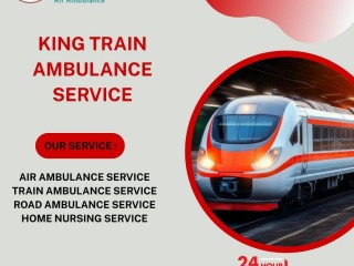 King Train Ambulance in Kolkata- Experience a Reliable Journey to Your Source Destination