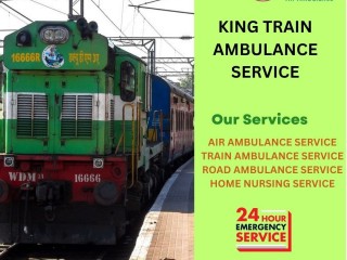 King ICU Train Ambulance in Ranchi Causing Nominal Complications during the Journey