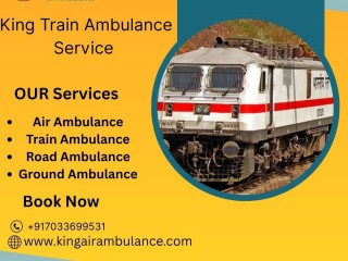 King ICU Train Ambulance in Ranchi  Genuine Pricing Is Given For Our Life Support Service