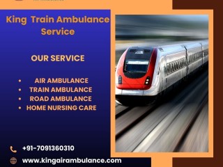 Use King Train Ambulance Services in Ranchi for Essential and Critical Cases