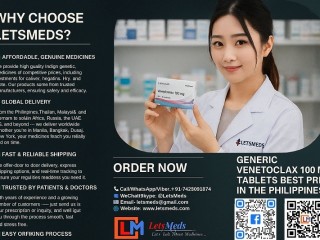 Buy Indian Venetoclax 100mg Tablets Online in the Philippines at Best Price
