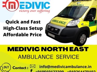 Medivic Ambulance Service in Imphal with a High-Tech Ambulance
