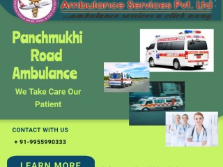 Panchmukhi Road Ambulance Services in Chanakya Puri, Delhi with ventilator Setup