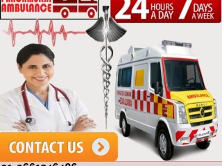 Pick Dependable Road Ambulance Service in Saket with ICU Facility