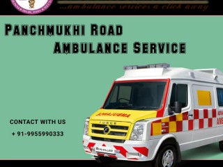 Panchmukhi Road Ambulance Services in Rohini, Delhi with expert Doctors