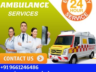 Well Equipped Ambulance service in Kapashera by Jansewa Panchmukhi