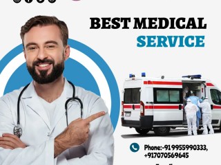 Panchmukhi Road Ambulance Services in Mangolpuri, Delhi with Emergency Service