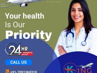 Book Top-Level and Fast Air Ambulance Service in Ranchi by King
