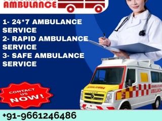 Jansewa Panchmukhi Ambulance in Katihar with Fastest ICU  Road  Ambulance