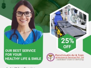 Panchmukhi Road Ambulance Services in Delhi with Genuine Booking Charge