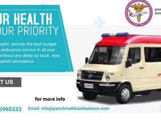 Panchmukhi Road Ambulance Services in Dilsad Garden, Delhi with Hi-tech Equipmen