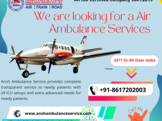 Ansh Air Ambulance Service in Ranchi  Updated EMS Provided All Time