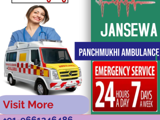Bed to Bed Transfer Ambulance service in Dhanbad by Jansewa Panchmukhi