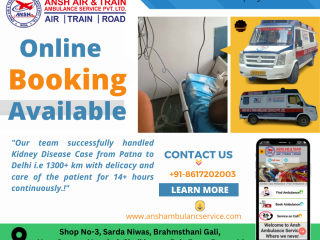Ansh Air Ambulance Service in Chennai  Medications by Expert Doctor Are Given