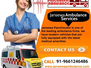 Jansewa Panchmukhi Ambulance in Railway Station Offer Medical Evacuation with Safety and comfort