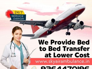 Sky Air Ambulance from Amritsar to Delhi with Authentic Ventilator Setup