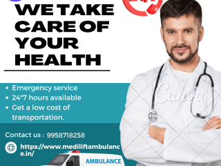 Ambulance Service in Tata Nagar, Jharkhand by Medilift| Emergency and Non-emergency Transfer