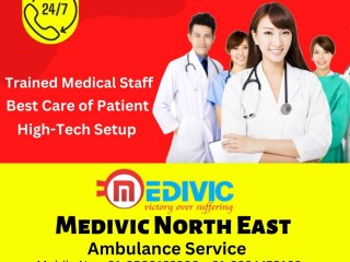 Medivic Ambulance Service in Dibrugarh  Well-Equipped Ambulance