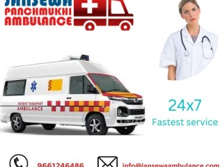 Safest Ambulance Service in Punaichak, Patna by Jansewa Panchmukhi