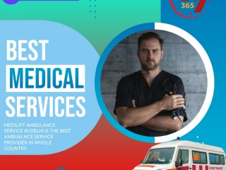 Ambulance Service in Nehru Place, Delhi by Medilift| Best Affordable rates