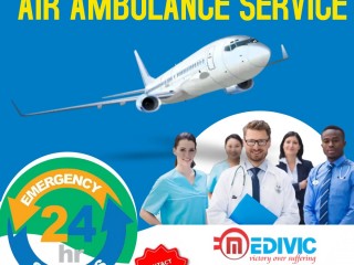 Take Air Ambulance Services in Siliguri by Medivic with all Certified Medical Benefits