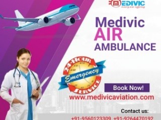 Pick Exceptional Air Ambulance Services in Chennai by Medivic for Curative Relocation