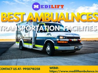Ambulance Service in Kolkata, Uttar Pradesh by Medilift| Advance and latest Equipments