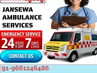 Super Fast ICU Ambulance Services in Sri Krishna Puri by Jansewa Panchmukhi