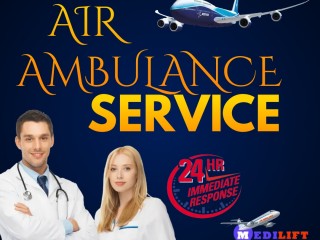 Medilift Air Ambulance Services in Mumbai with All-inclusive Tremendous Help