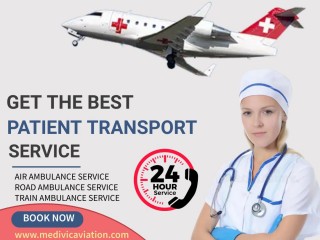 Medivic Aviation Air Ambulance Service in Lucknow with Comfort Shifting
