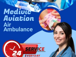Medivic Aviation Air Ambulance Service in Raipur with Low cost