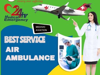 Medivic Aviation Air Ambulance Service in Srinagar with Best Emergency service