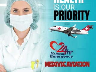 Air Ambulance Service in Dehradun By Medivic Aviation with Experienced Medical Staff