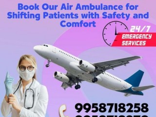 Hire Peerless Air Ambulance Services in Guwahati by Medilift with Hi-Specialized Doctors