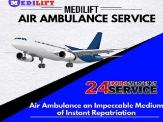 Utilize Excellent Air Ambulance in Lucknow via Medilift with Best Medical Services