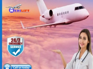Book Super-Advanced Charter Air Ambulance Service in Dibrugarh by Medilift at Anytime