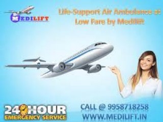 Take the Best Air Ambulance Service in Silchar with up-to-date Tools by Medilift at Real Fare