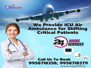 Use Air Ambulance Service in Silchar with Perfect Medical Solution at Low Cost by Medilift
