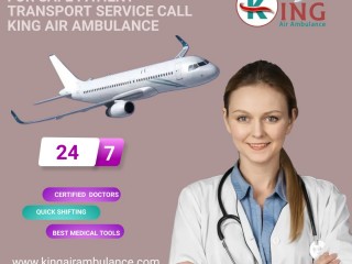 Hire Advanced Medical Support Air Ambulance Service in Patna by King