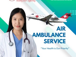 Medivic Aviation Air Ambulance Service in Dibrugarh with Qualified Medical Staff