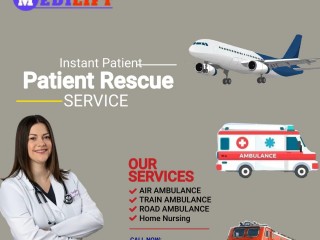 24 Hours Receive Air Ambulance Services in Ranchi with Considerable Amenities by Medilift