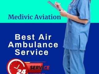 Book Air Ambulance Services in Ahmedabad by Medivic with a Qualified Medical Team