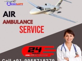 Now Use Medilift Air Ambulance Service in Kolkata with Reliable Medical Staff