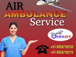 Take the Optimum ICU Air Ambulance Service in Silchar via Medilift at Round the Clock