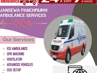 Jansewa Panchmukhi Ambulance in Bhagalpur with Different Types of Medical Setups