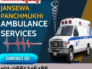Jansewa Panchmukhi Ambulance in Koderma with comfortable shifting