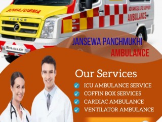 Jansewa Panchmukhi Ambulance in Jamshedpur with Convenient Medical Journey