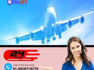 Obtain Reasonable Charter Air Ambulance in Mumbai by Medilift with all Curative Comfort