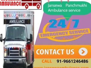 Convenient Lifesaver Gadget Ambulance Facilities in Karol Bagh by Jansewa Panchmukhi