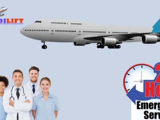 Get the Commercial Air Ambulance Service in Allahabad by Medilift with All Prime Medical Setup
